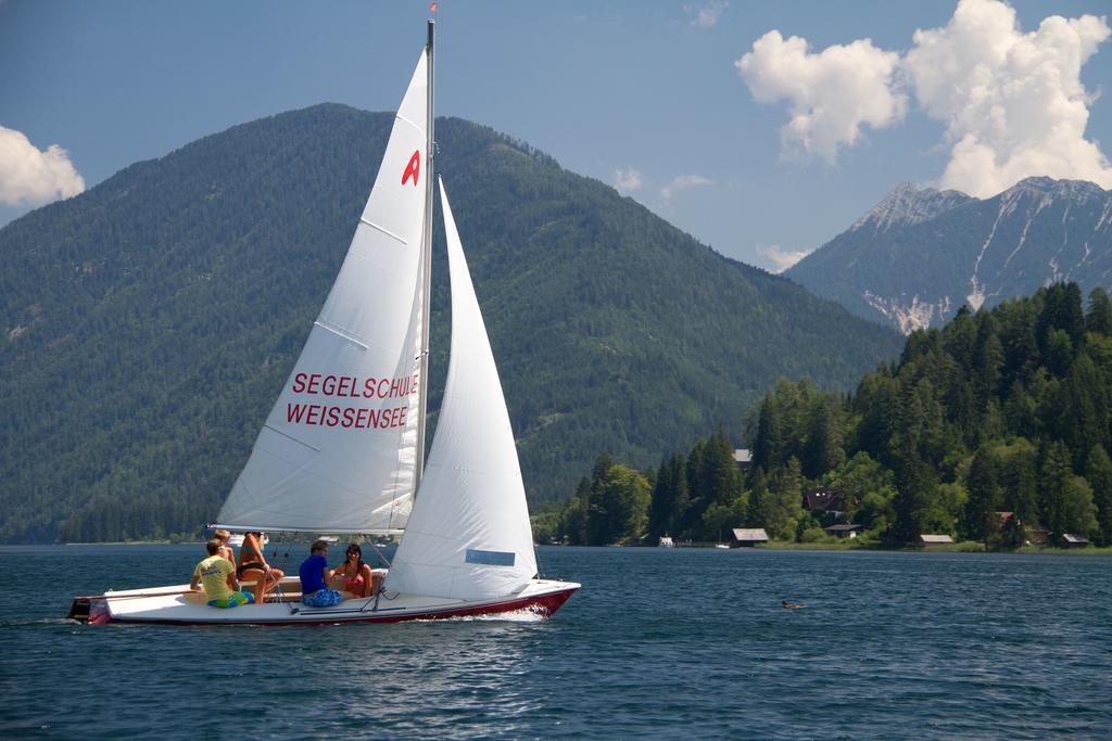 Ferienhof Obergasser Und Bergblick Weissensee Exterior foto